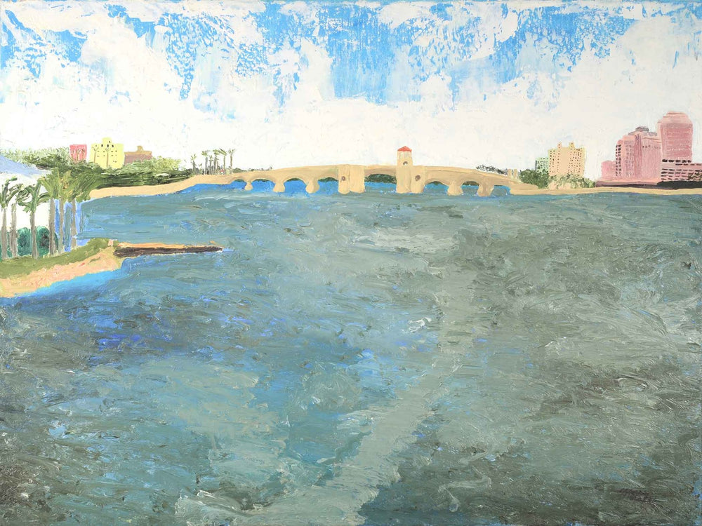 Palm Beach Bridge | Original Fine Art Oil Painting