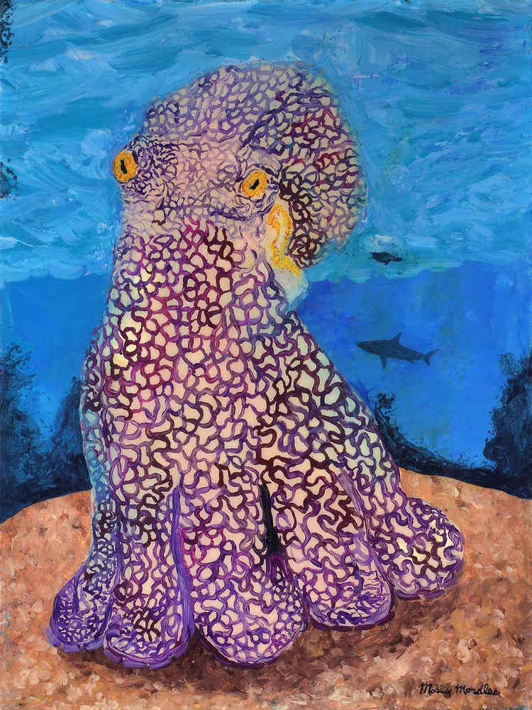 Octopus | Original Fine Art Oil Painting