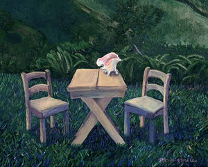Table for Two | Original Fine Art Oil Painting